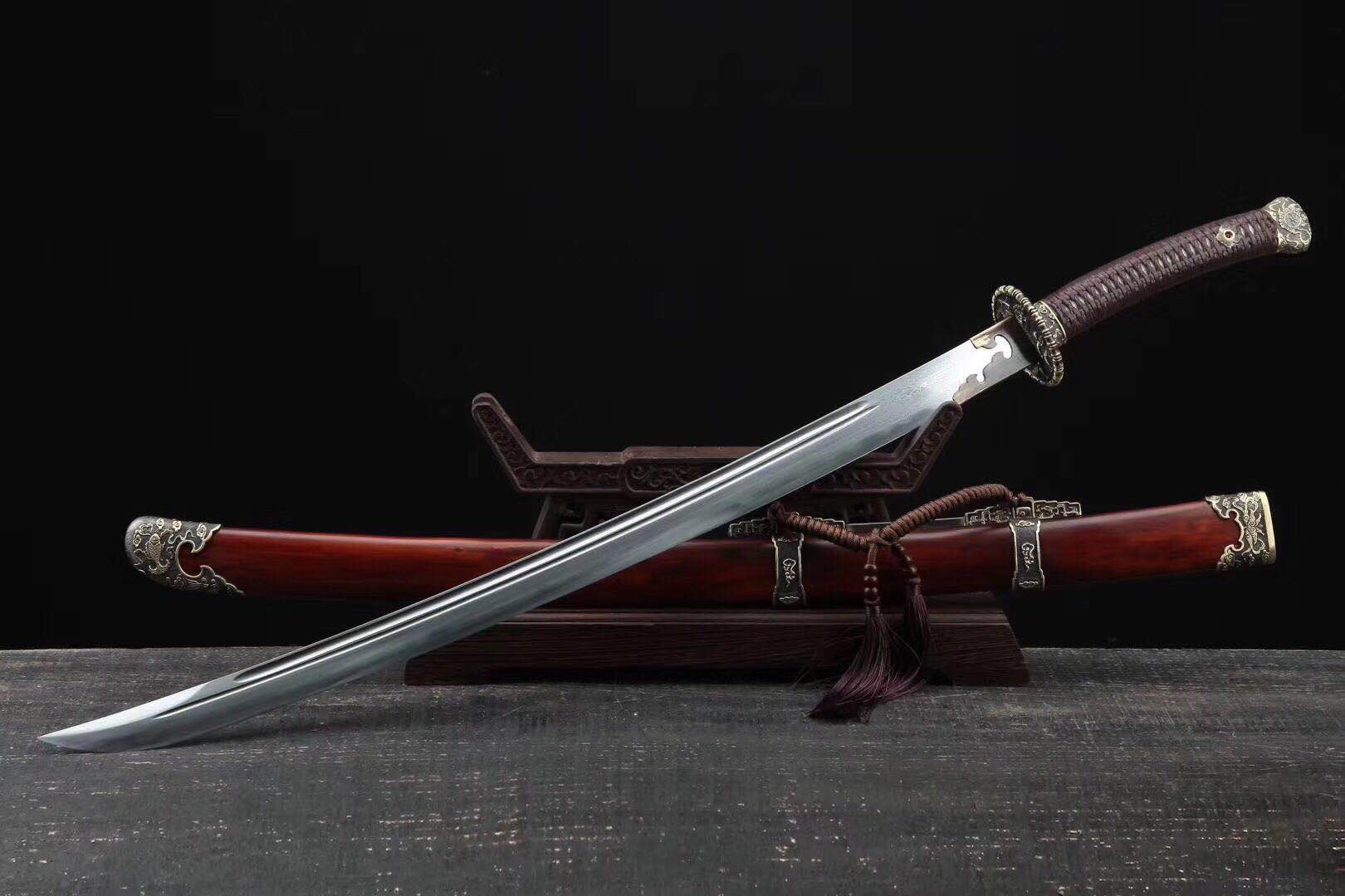 武具 刀装具 日本刀 模造刀 居合刀 古兵器 古銀龍神の耀 - 武具